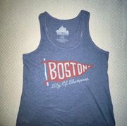 Red And Blue Graphic Boston Tank Top “city Of Champions” Sz Xs