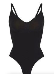 NWOT Skims Seamless Sculpt Thong Body Suit Onyx Size S
