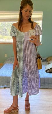 Plaid Maxi Dress