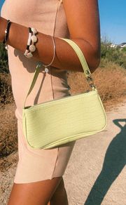 Green Croc Purse