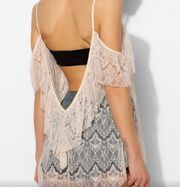 Urban outfitters Lace Frill Tank Top