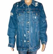 Iris distressed denim jacket