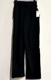 NWT Good American Black Casual Sweatpant - Size 1