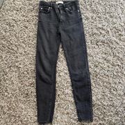 ZARA  Wash Black Skinny Jeans