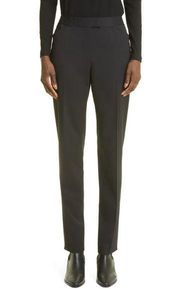 Lafayette 148 Black Irving Skinny Stretch Wool Pants