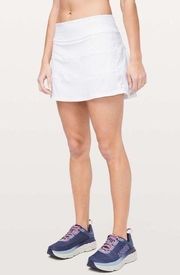 COPY - Lululemon Pace Rival Skirt (Tall) *4-way Stretch 15" White