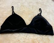 Black Velvet Bra