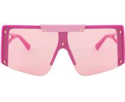 Clear Pink Sunglasses