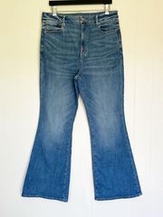 AMERICAN EAGLE Curvy Super High Rise Flare Jeans 14