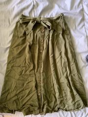 Modcloth Olive Green Skirt