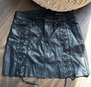 BlankNYC LEATHER SKIRT