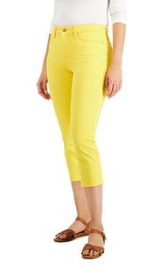 Charter Club Women's Stretch Bristol Capri Primrose Yellow  / Size 18