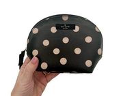 Kate Spade New York Polka Dot Cosmetic Make Up Pouch Bag Case Purse