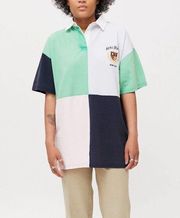 BDG Crest Embroidered Polo Shirt NWT Size XS