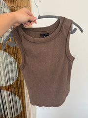 Triple Threads Brown Tanktop