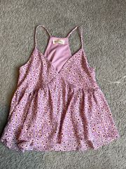 Pink Babydoll Top