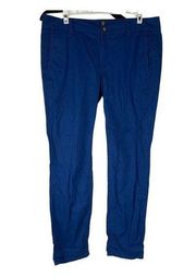 Mountain Khakis Women's Blue Khaki Classic Fit Mid-Rise Pants Size 8P Petite