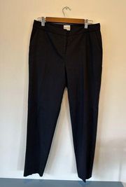 Reiss womens black and white pinstripe dress pants size 6