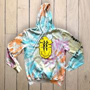 New Trippy Smiley Tie-Dye Sweatshirt