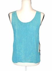 MLV Sequin T-Back Tank by Mayren Lee Viray NWT size Medium