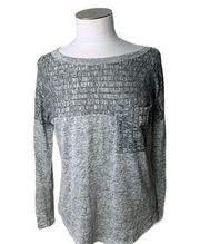 Sweet Claire Textured long sleeve shirt