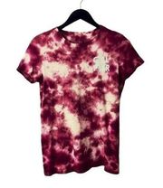 Free State Tie Dye T Shirt Girl Power Tee Short Sleeve Womens Crew Cotton M