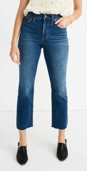 Cali Demi-Boot Jeans Raw Hem