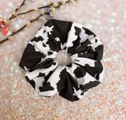 JUMBO Scrunchie Oversized Cow Print Scrunchie Large Animal Print Scrunchie