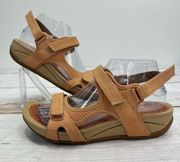 Baretraps Dinah Active Sandals in Camel Beige Cushioned Insole Size 8M