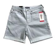 DKNY Jeans -Bermuda shorts light grey/flint color size 8 NEW