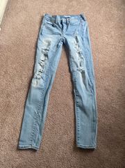 Light Wash Skinny Jeans