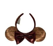 Disney Parks Epcot Minnie Ears Bow Headband 2018 Food & Wine Festival