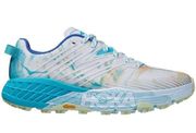 Hoka  One One SpeedGoat 4 White Blue Together Pack Womens Shoes Size 8.5