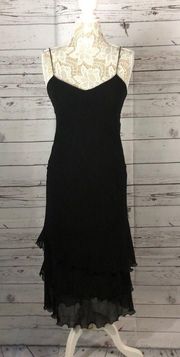 Ann Taylor Silk tiered Dress size 4