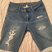 Juicy couture jean shorts