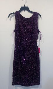 Purple Cocktail Dress