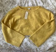 Cropped Knit Sweater