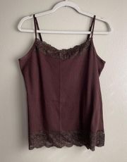 Lace Trim Cami Top