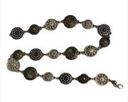 CHICOS link belt decorated circles 39” length