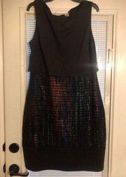 Signature by Sangria fitted dress sz 16