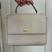 Kate Spade  Doris Ivory Saffiano Leather Handbag EUC