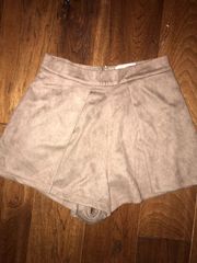 Suede Shorts