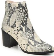 Steve Madden  Jain Snakeskin Booties 6