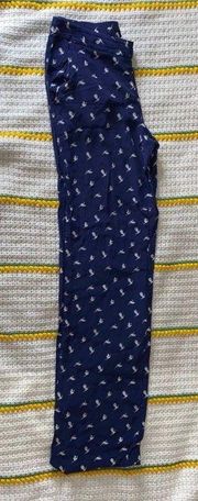 Mitrana bird navy silk trouser