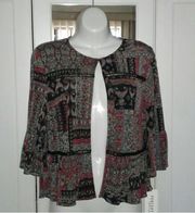 NWT  Petite  3/4 Bell Sleeve Jacket