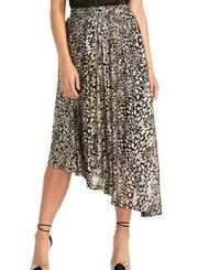 NWT Rachel Roy animal print asymmetrical skirt