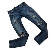 Denim And Supply Ralph Lauren Morgan Distressed Skinny Jeans, Kayla Wash Sz 29