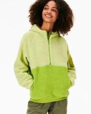 NEW Outdoor Voices Mega Fleece 1/2 Zip Hoodie Sweater Sz S