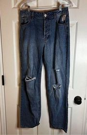 NWT RSQ Distressed Button Fly Jeans, Size 29.