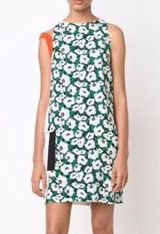 Stella McCartney Odile Floral Colorblock Dress